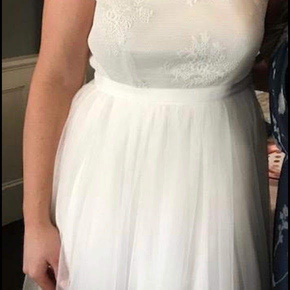 Off the shoulder the length dress - Picture 3 of 5